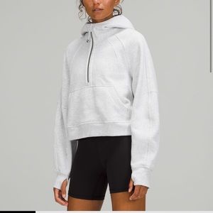 Scuba Oversized Half Zip Hoodie - M/L